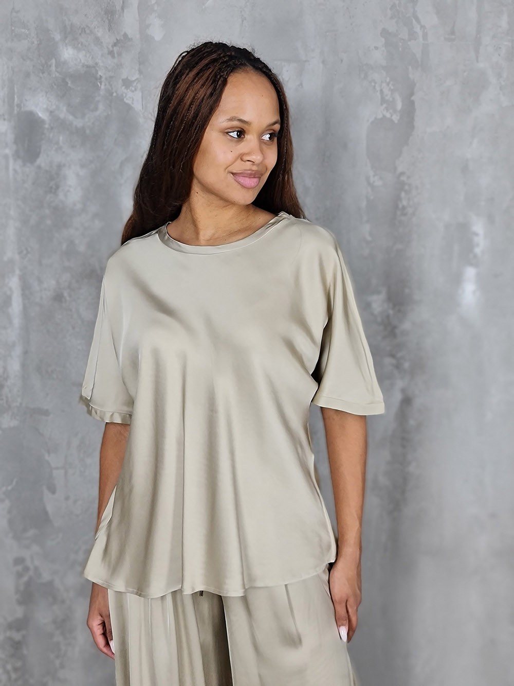 Костюм CLOTHÉ футболка + брюки кремовый, фотография №3