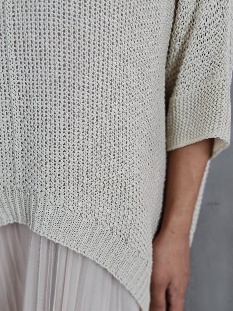 Платье Roberta Biagi джемпер с юбкой плиссе бежевое, фотография №4