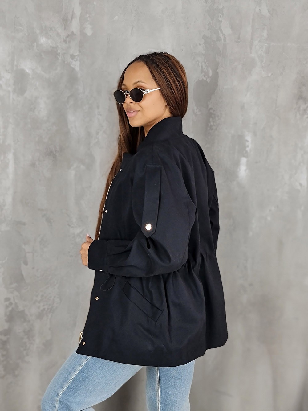 Парка Atelier Emi на кулиске черная, фотография №4