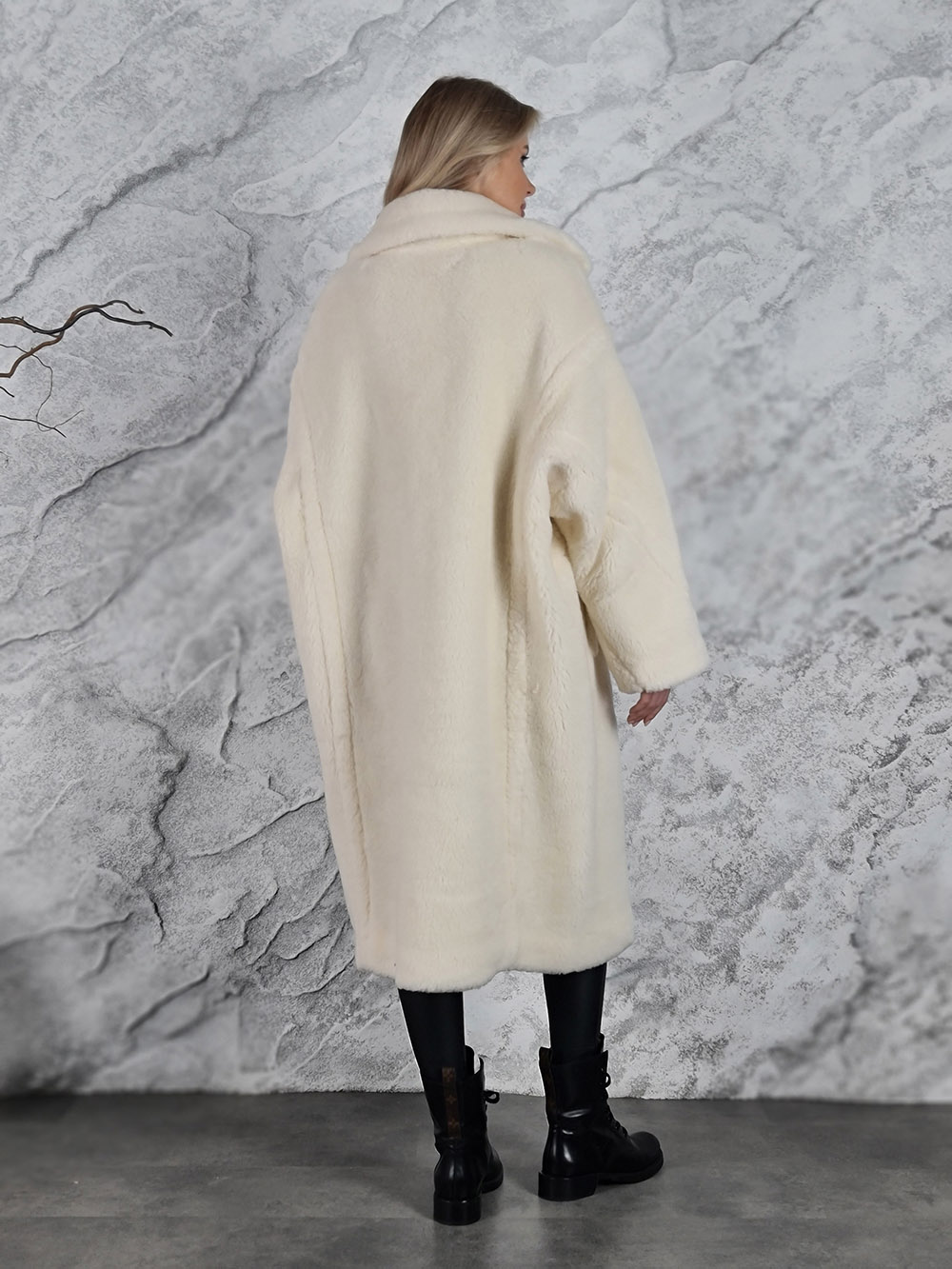 Шуба KOTHE длинная белая, фотография №3
