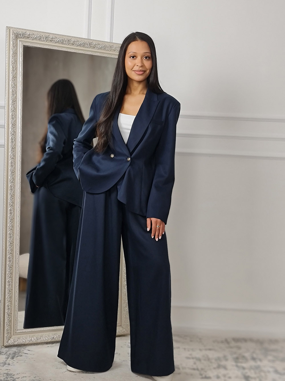 Пиджак CLOTHÉ двубортный синий , фотография №2