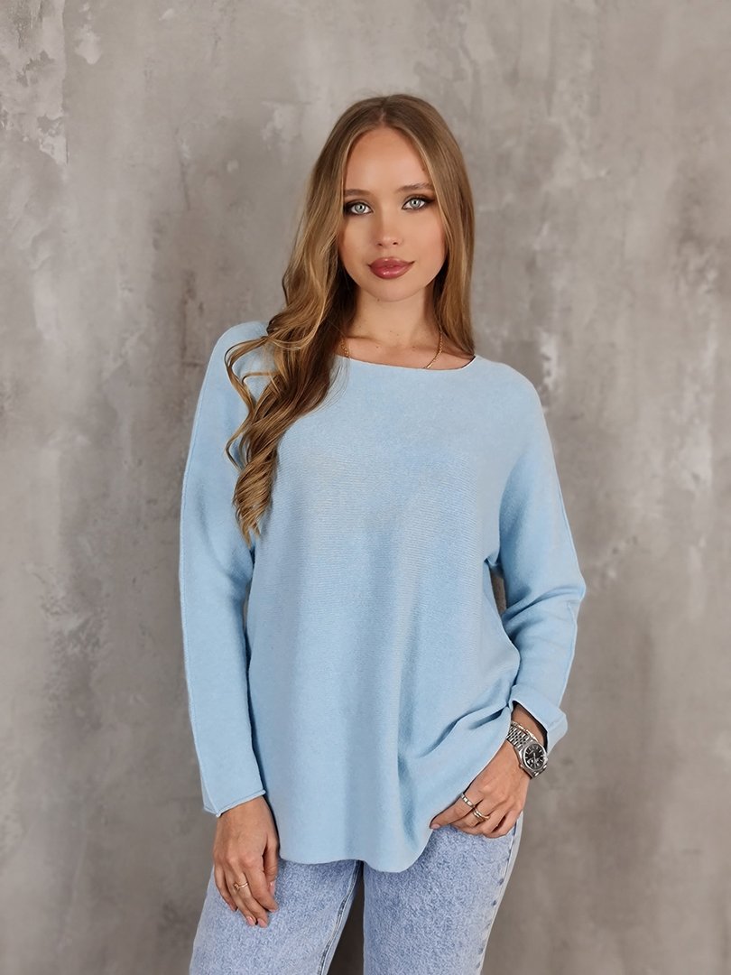 Джемпер Please oversize голубой, фотография №2