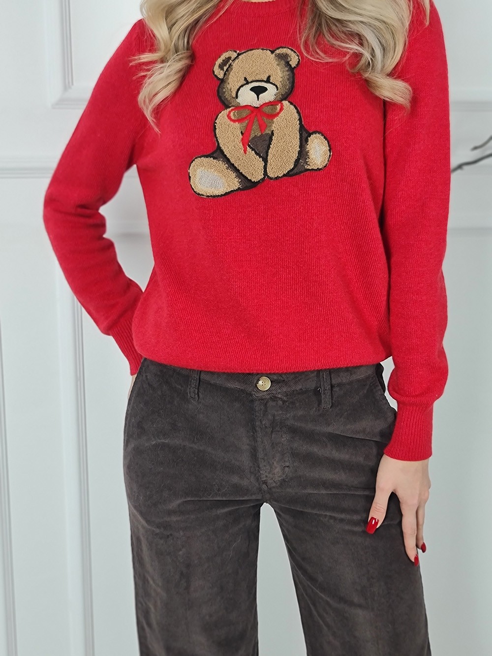 Брюки Defence вельветовые прямые шоколад , фотография №2