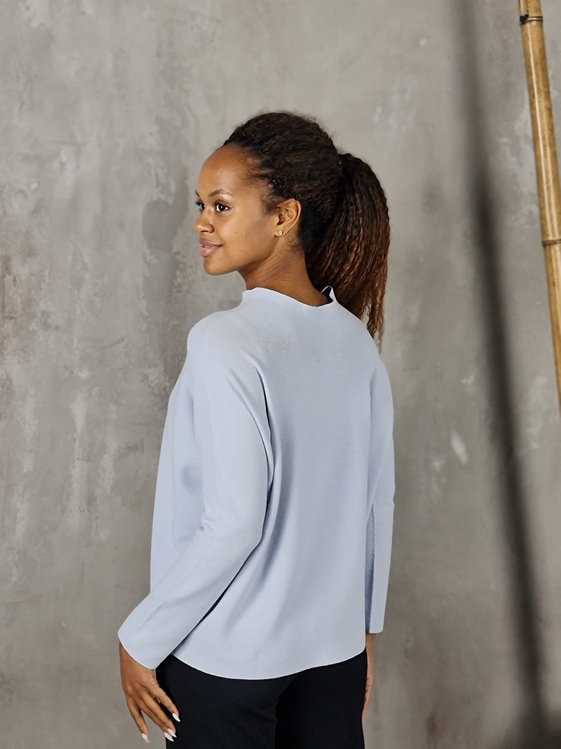 Джемпер Kontatto безшовный голубой, фотография №3