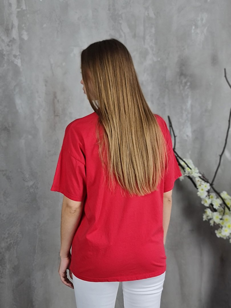 Футболка Vicolo с надписью A LA MER красная, фотография №2