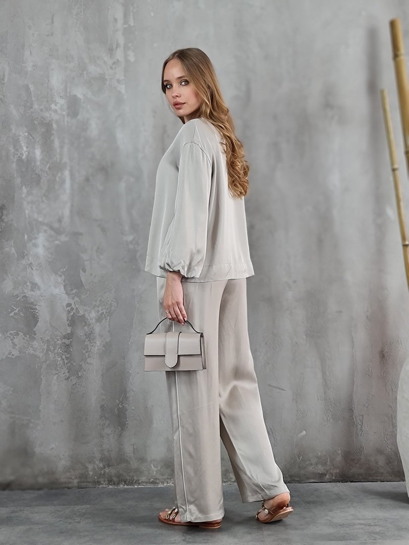 Костюм CLOTHÉ бомбер и брюки бежевый , фотография №2