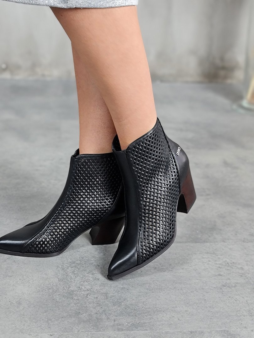 Ботильоны Liu Jo в сетку черные, фотография №3