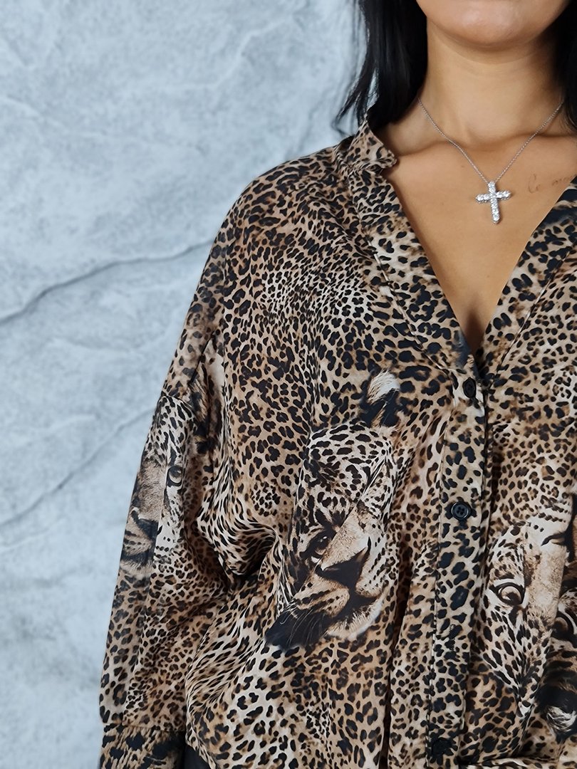 Рубашка MIHO'S леопард, фотография №3
