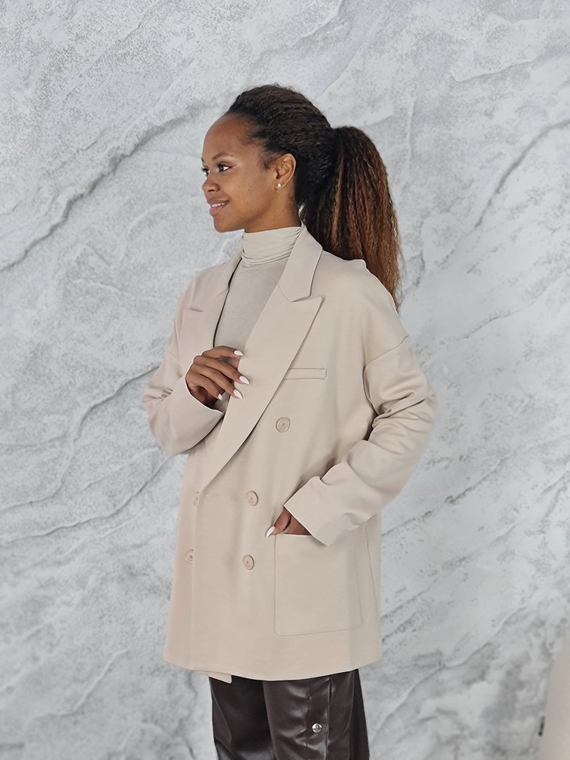 Пиджак Imperial с карманами бежевый, фотография №3