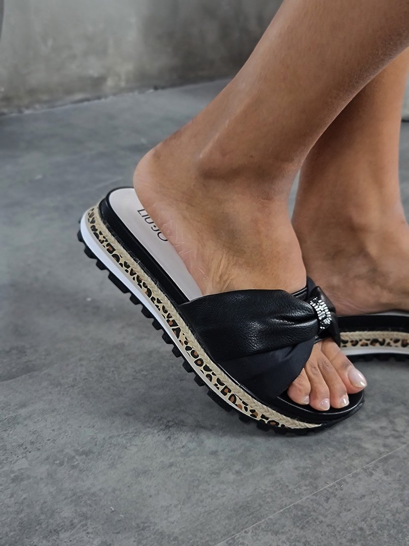 Сабо Liu Jo черные , фотография №5