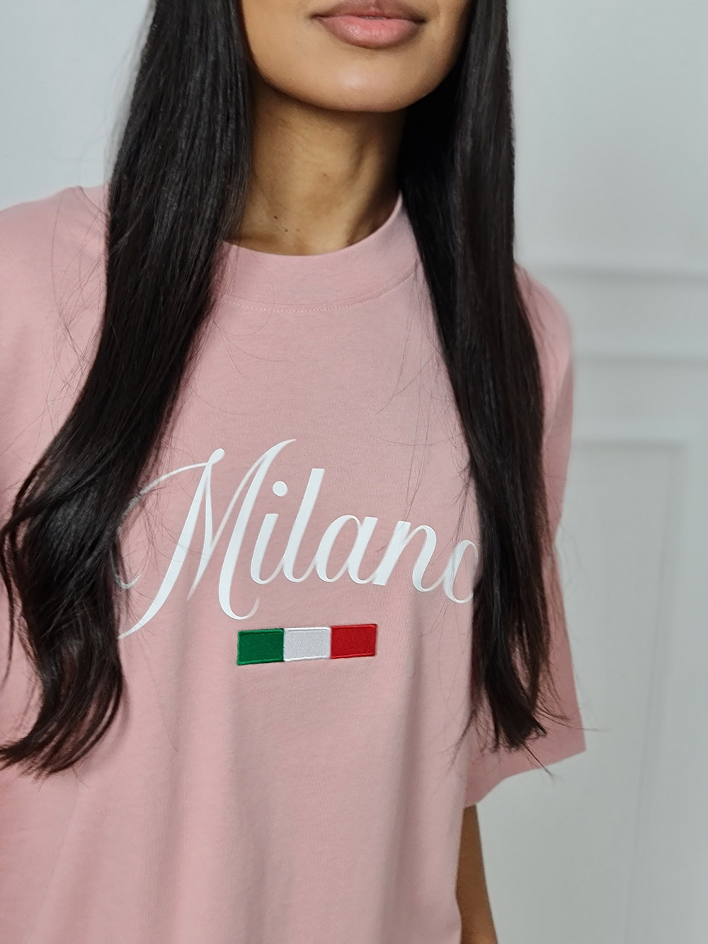 Футболка Barbara Alvisi "MILANO" пудра, фотография №2