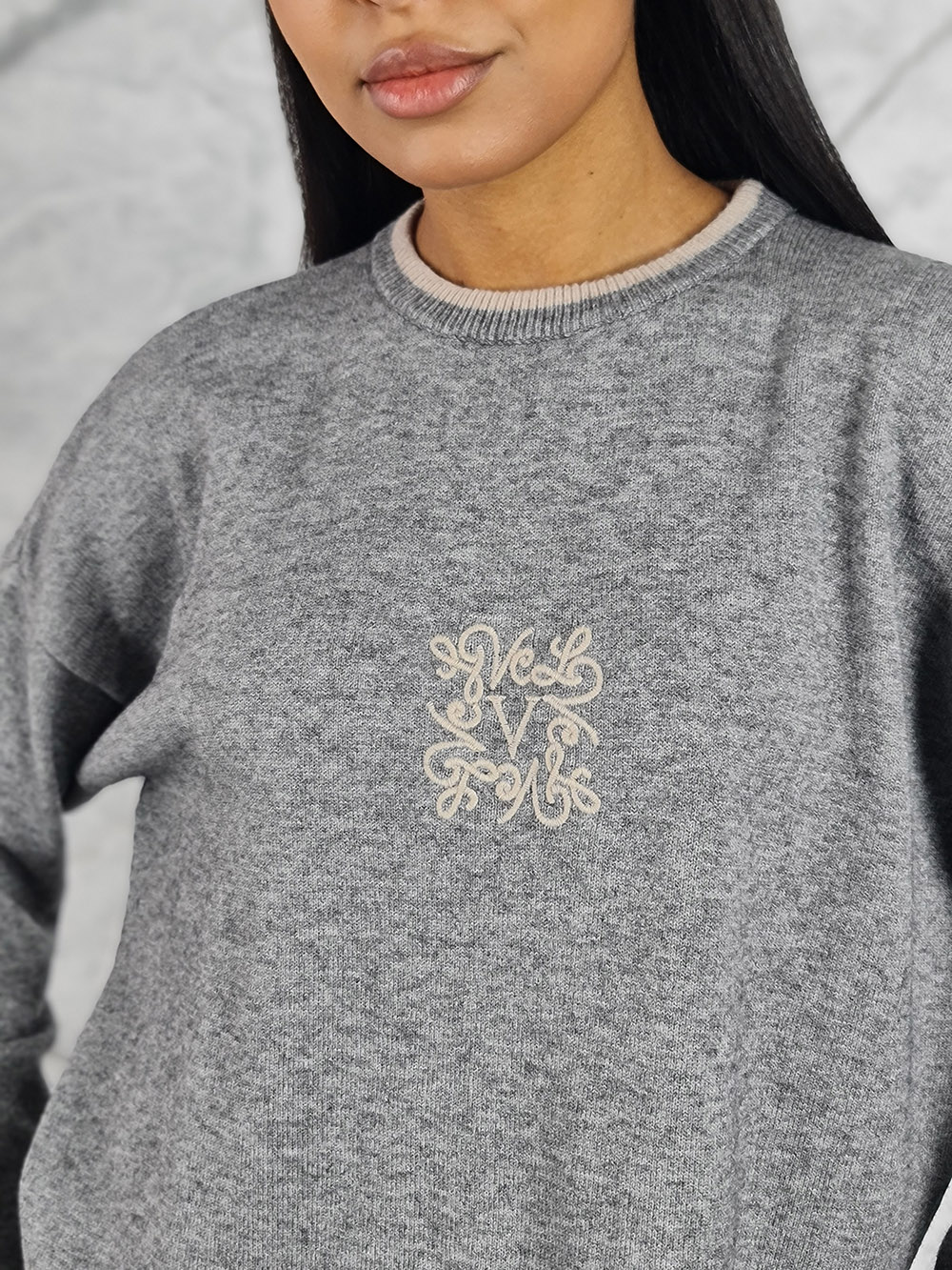 Костюм Vicolo джемпер и брюки серый, фотография №4