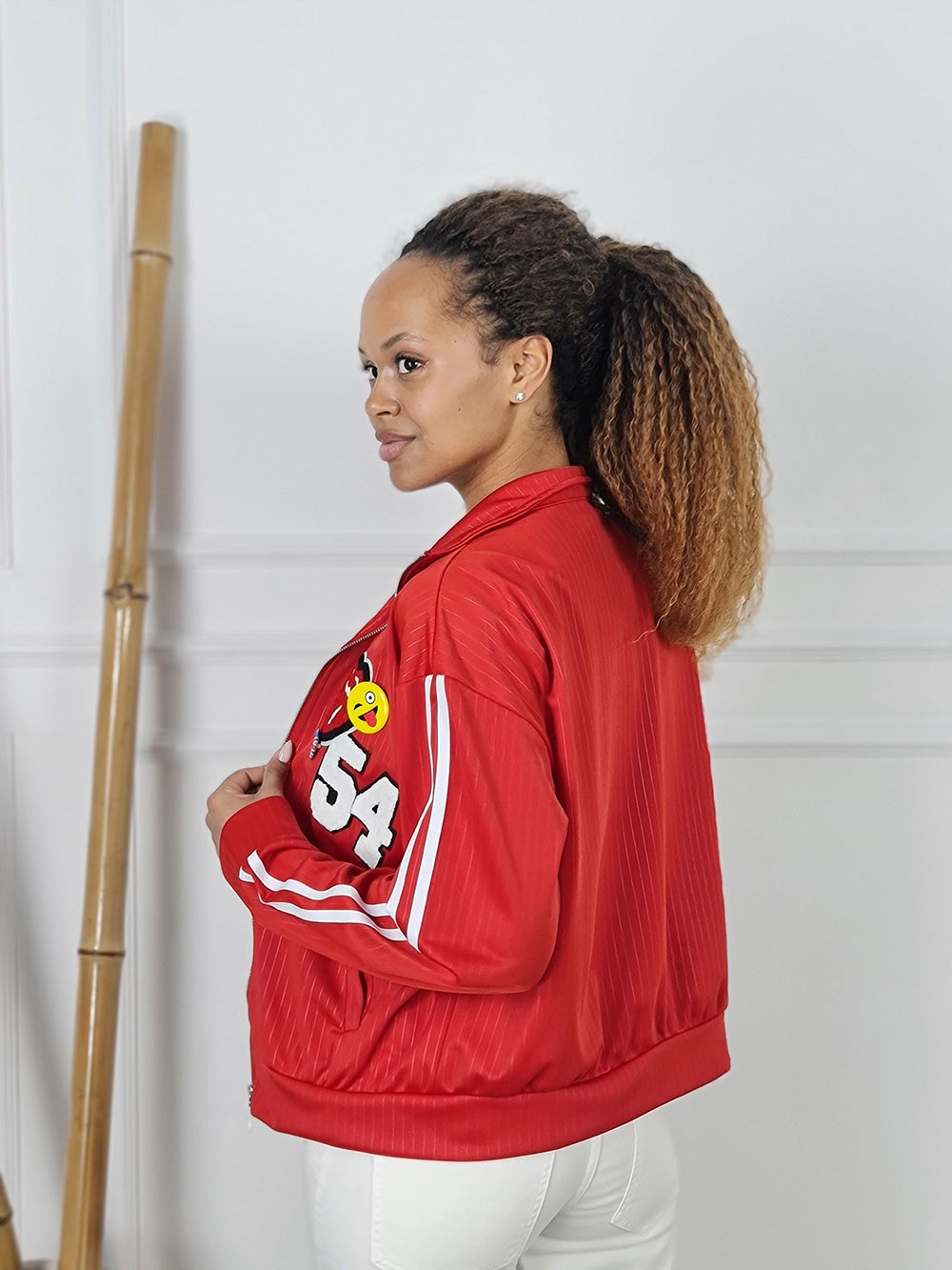 Бомбер Vicolo красный, фотография №4