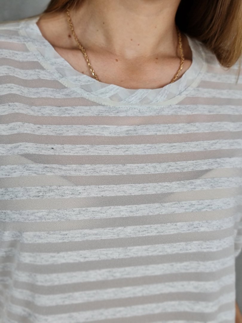 Футболка Imperial в полоску кремовая, фотография №4