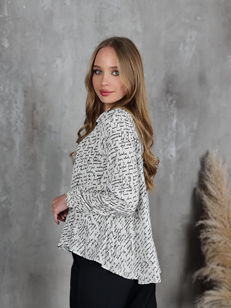 Рубашка Imperial с надписями молочная, фотография №2