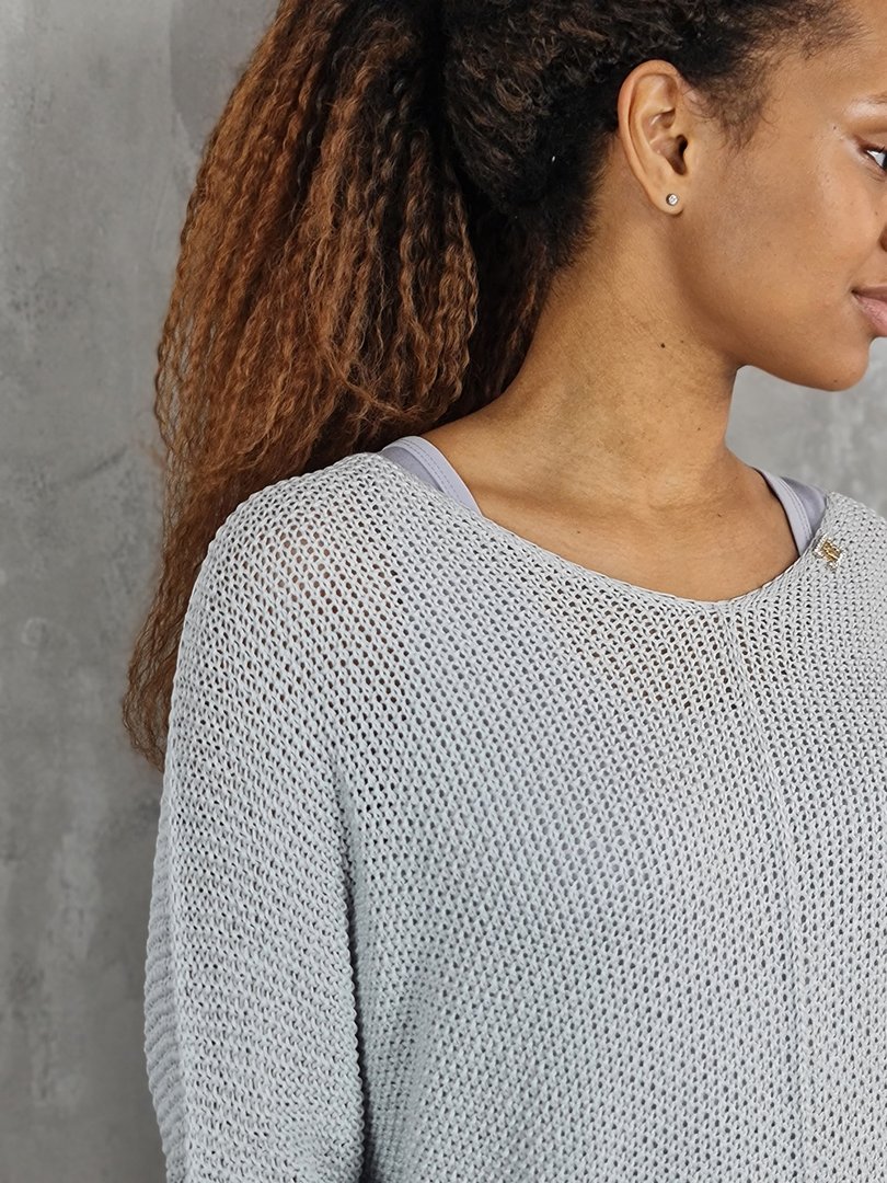 Платье Roberta Biagi джемпер с юбкой плиссе серое, фотография №5