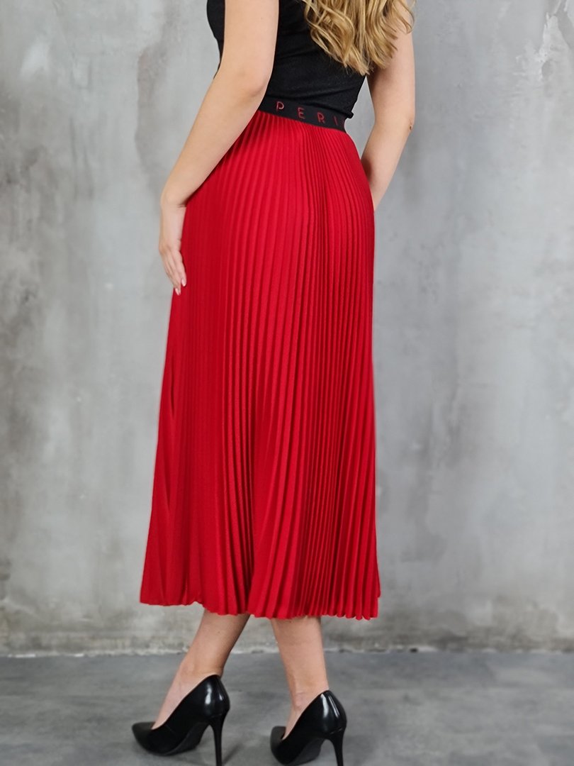 Юбка Imperial плиссе на резинке надпись Imperial красная, фотография №3