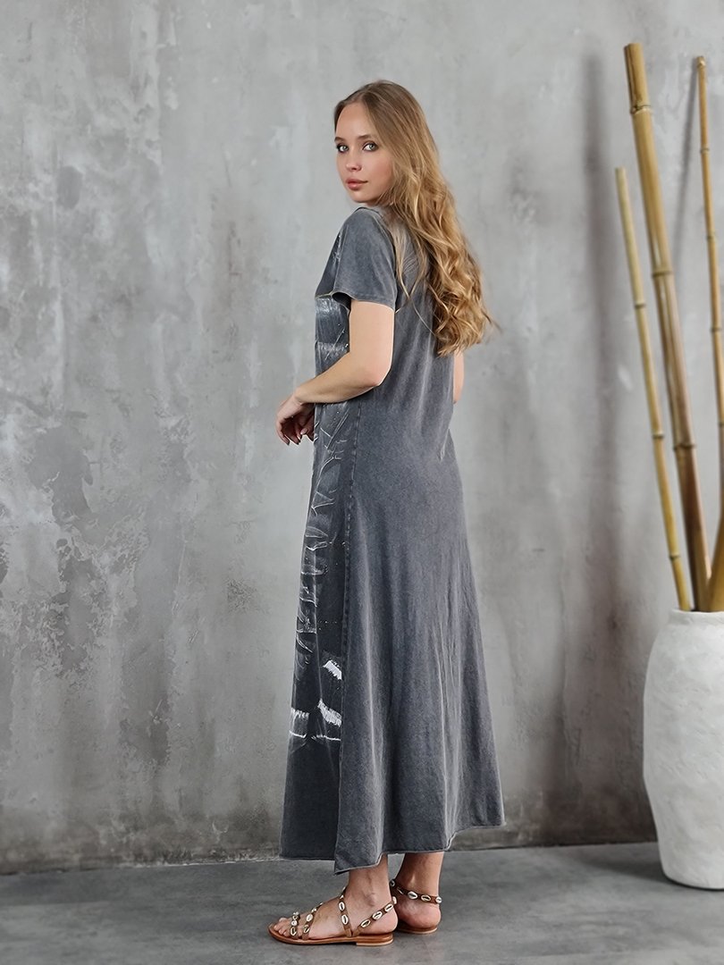 Платье Royal Belle с металлический напылением серое, фотография №3