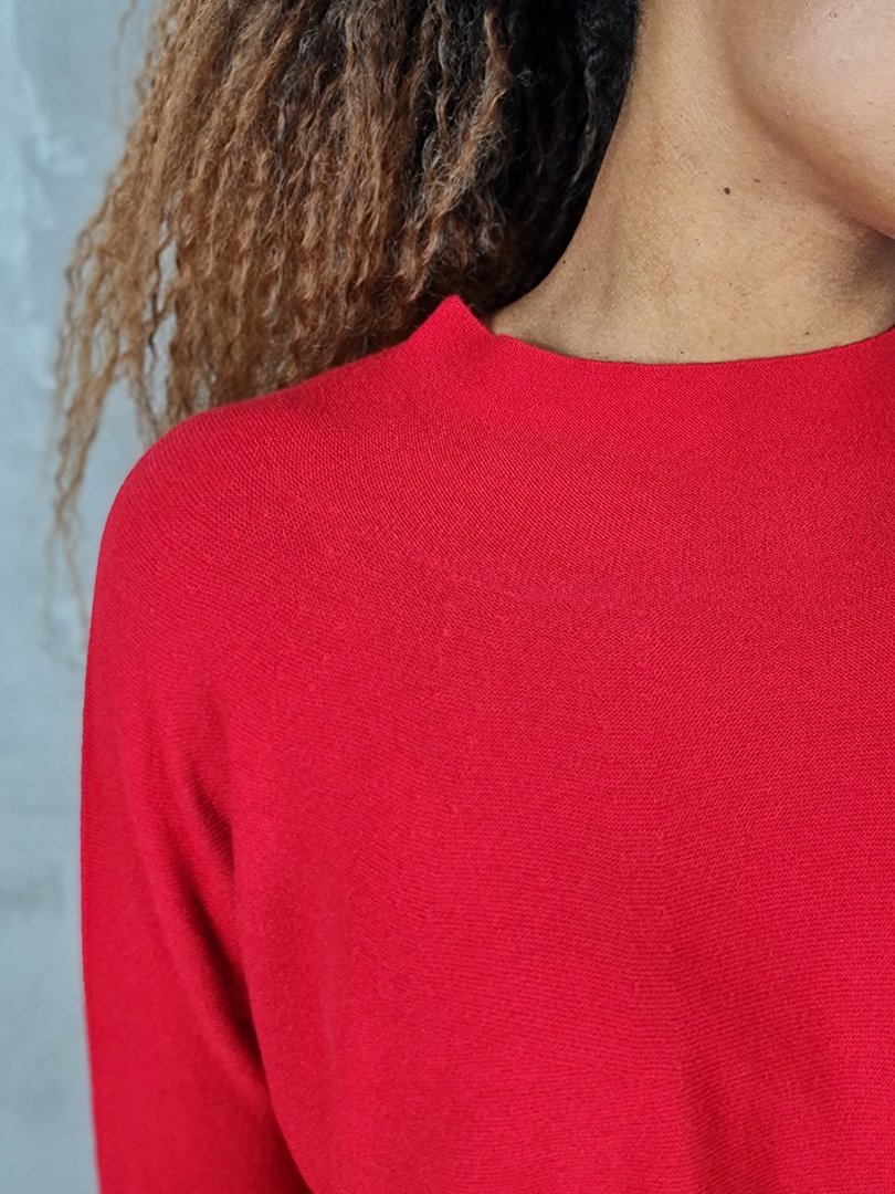 Джемпер Kontatto безшовный красный, фотография №2