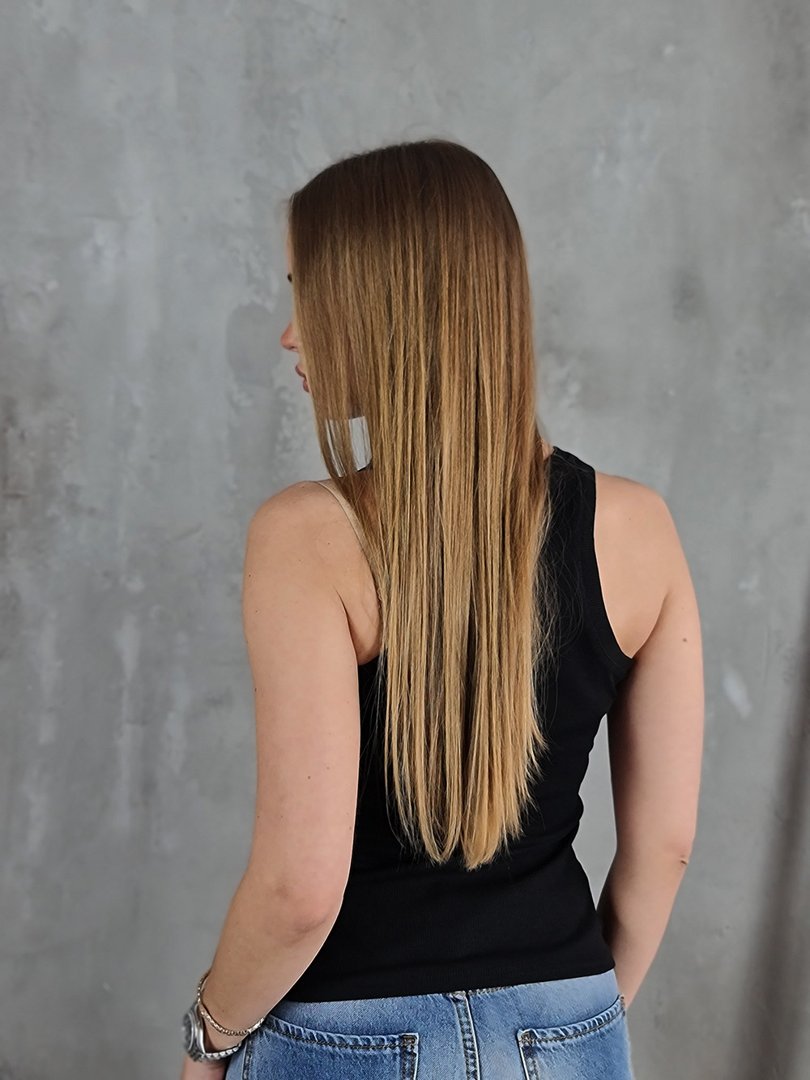 Топ li.fe style в рубчик базовый черный, фотография №2