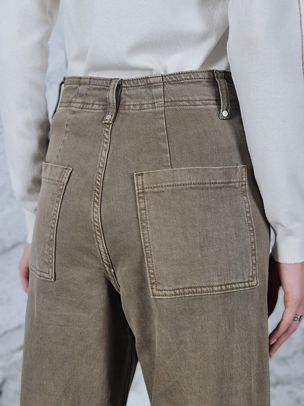 Джинсы Miss Bonbon тауп со стрелками, фотография №3