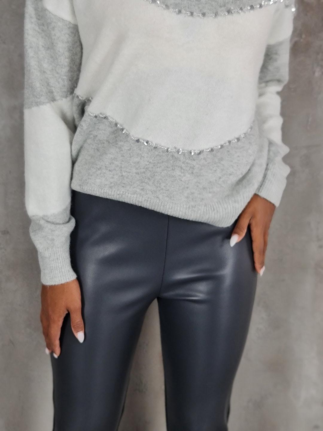 Легинсы Barbara Alvisi комбинированные серые , фотография №5