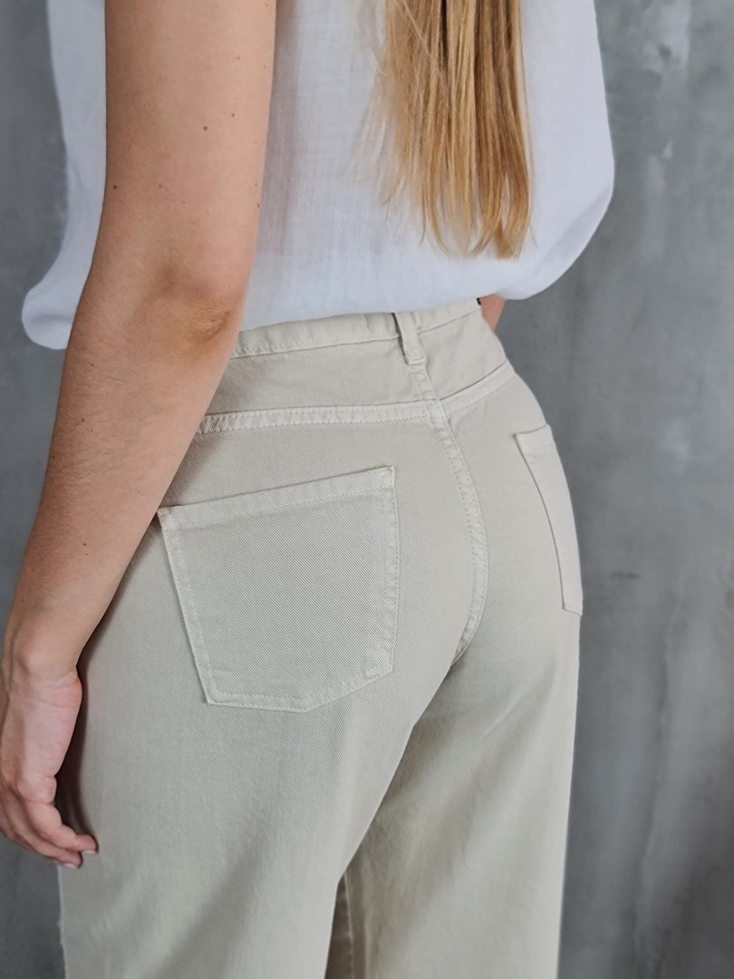 Джинсы Souvenir бананы бежевые, фотография №5