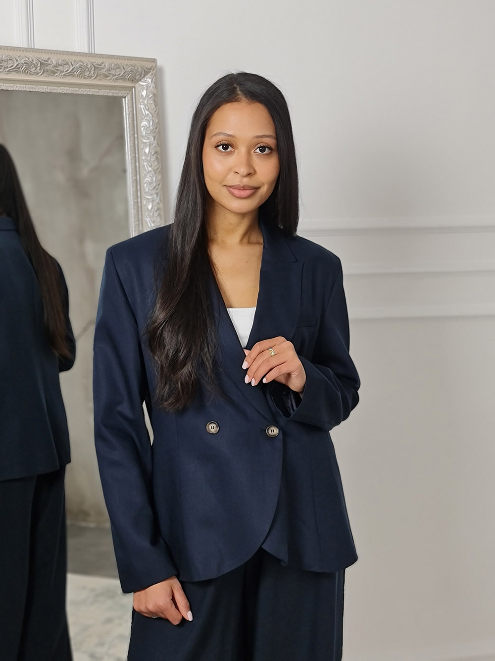 Пиджак CLOTHÉ двубортный синий , фотография №1