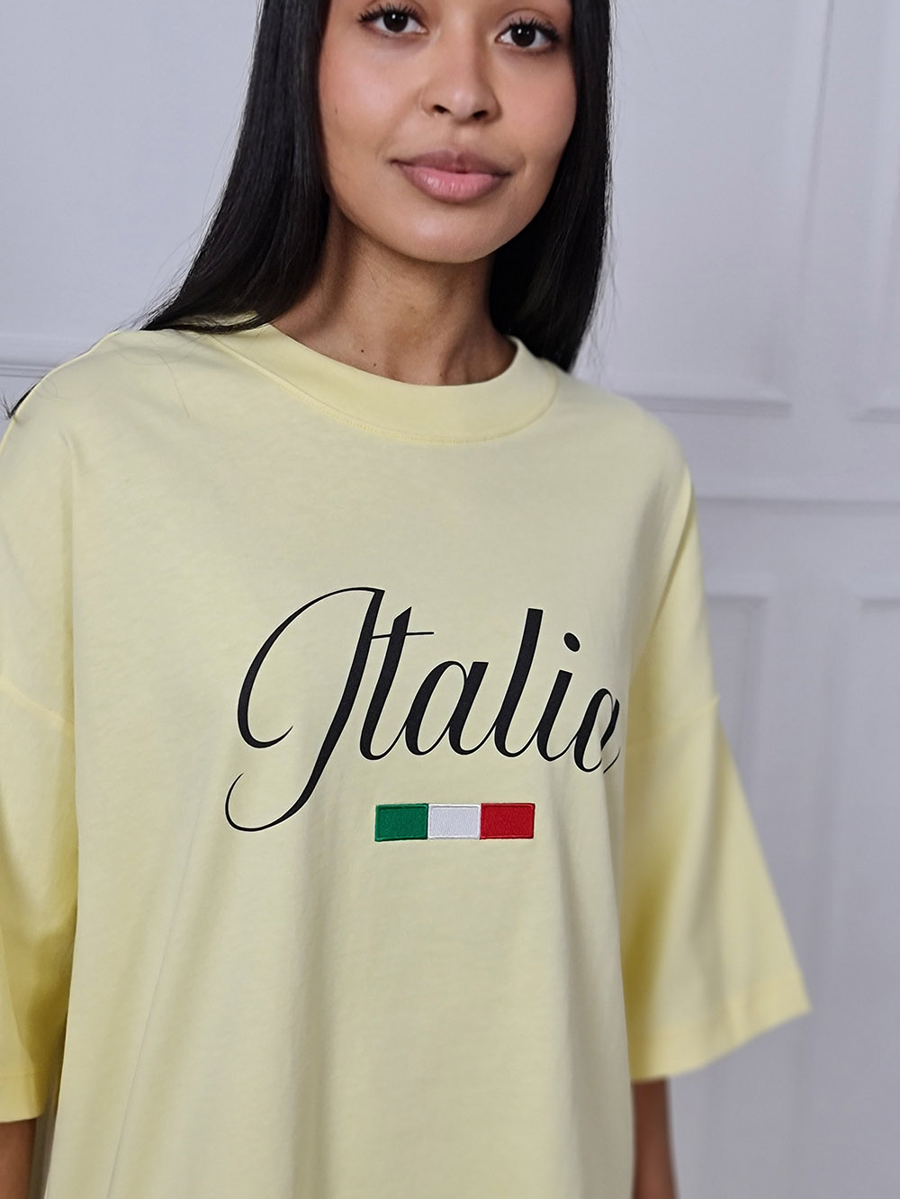 Футболка Barbara Alvisi "ITALIA" желтая , фотография №3