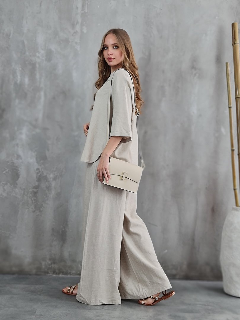 Рубашка MIHO'S бежевая, фотография №3