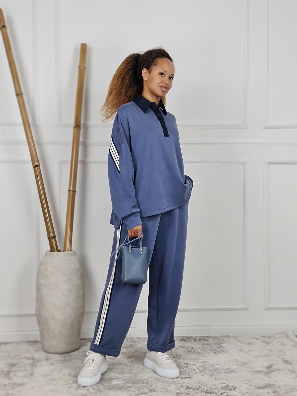 Сумка маленькая синяя, фотография №3