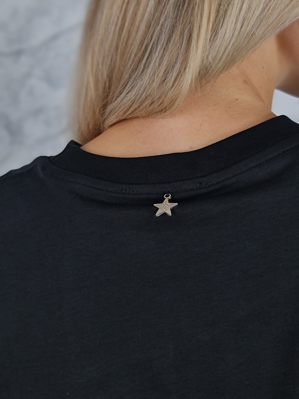 Футболка Souvenir базовая черная,, фотография №4