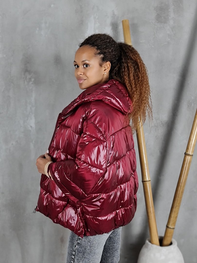 Куртка Monte Cervino рукава летучая мышь винный, фотография №4