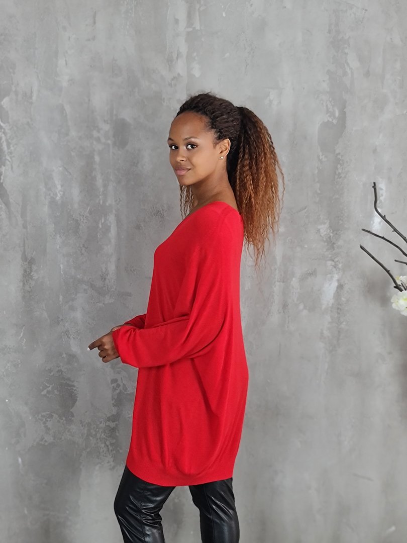 Джемпер Kontatto бесшовный красный, фотография №2