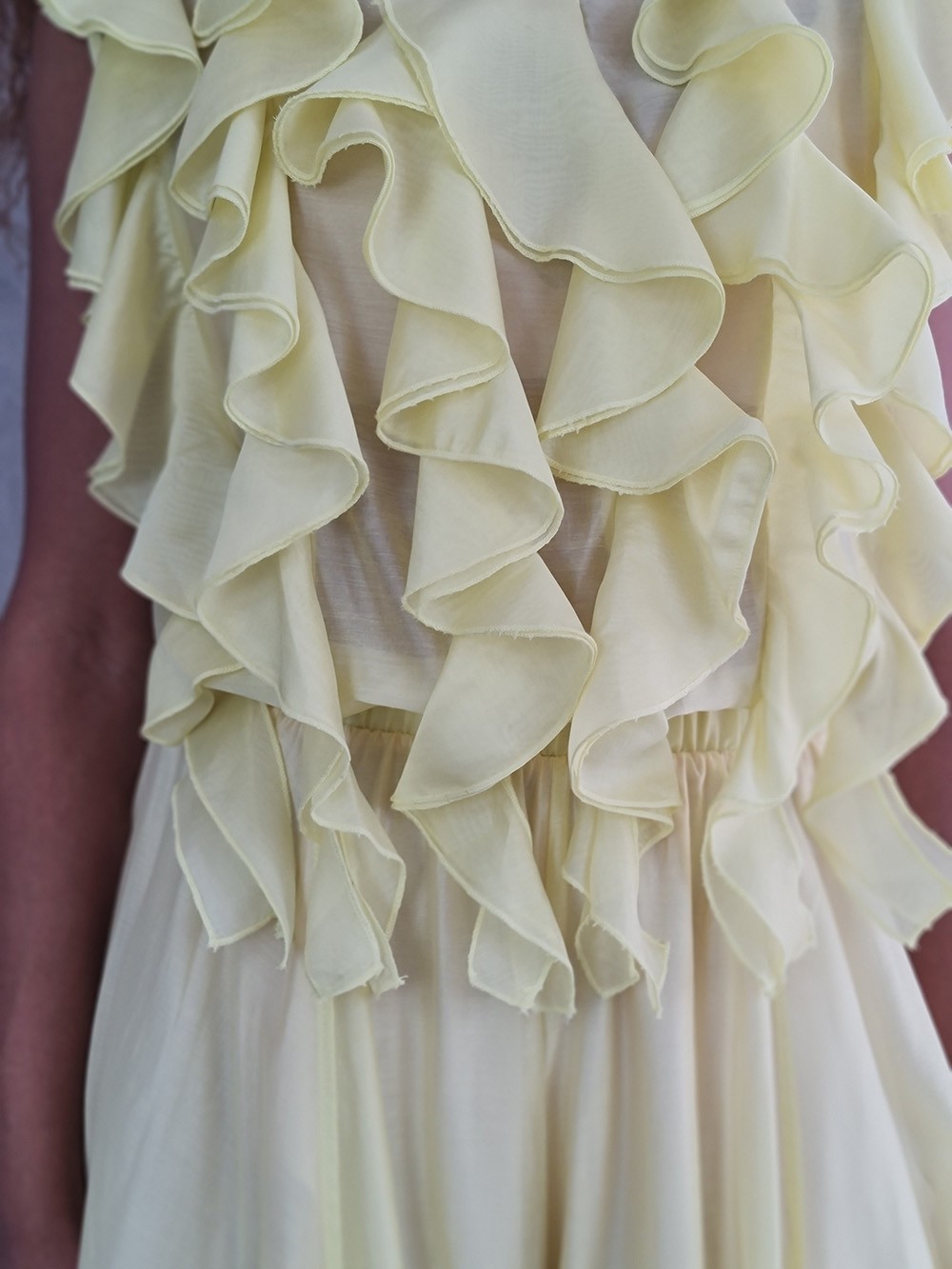 Костюм Imperial топ и юбка желтый, фотография №4