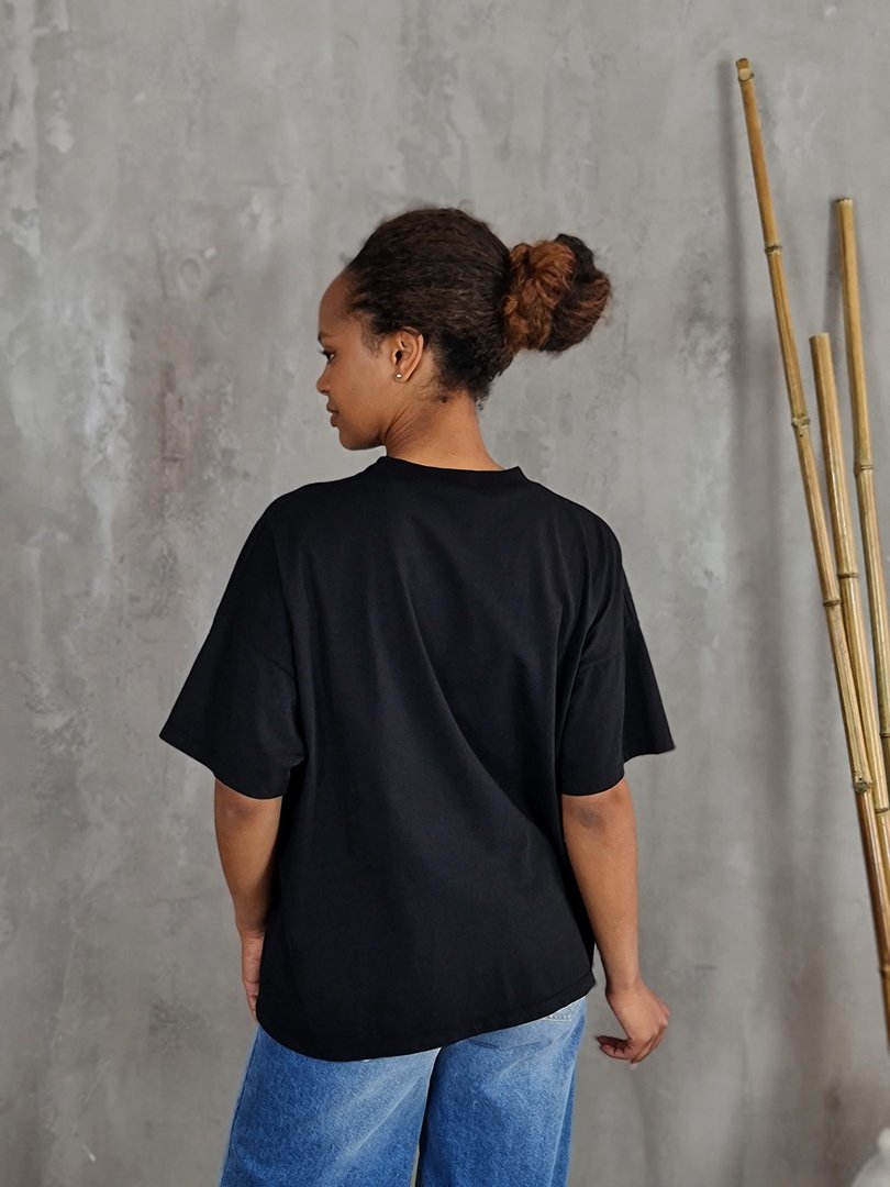 Футболка Vicolo с надписью GINTONIC черная , фотография №3