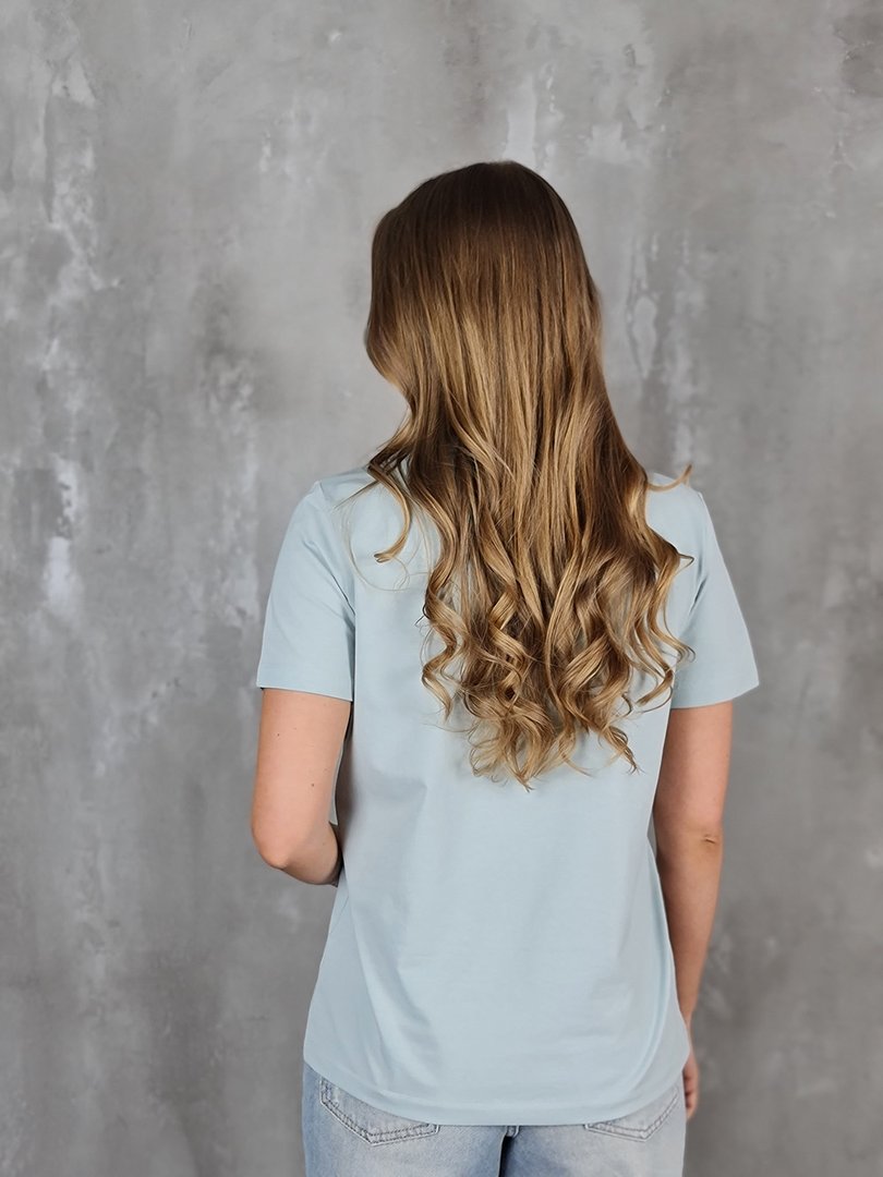 Футболка li.fe style с леопард принтом мята, фотография №3