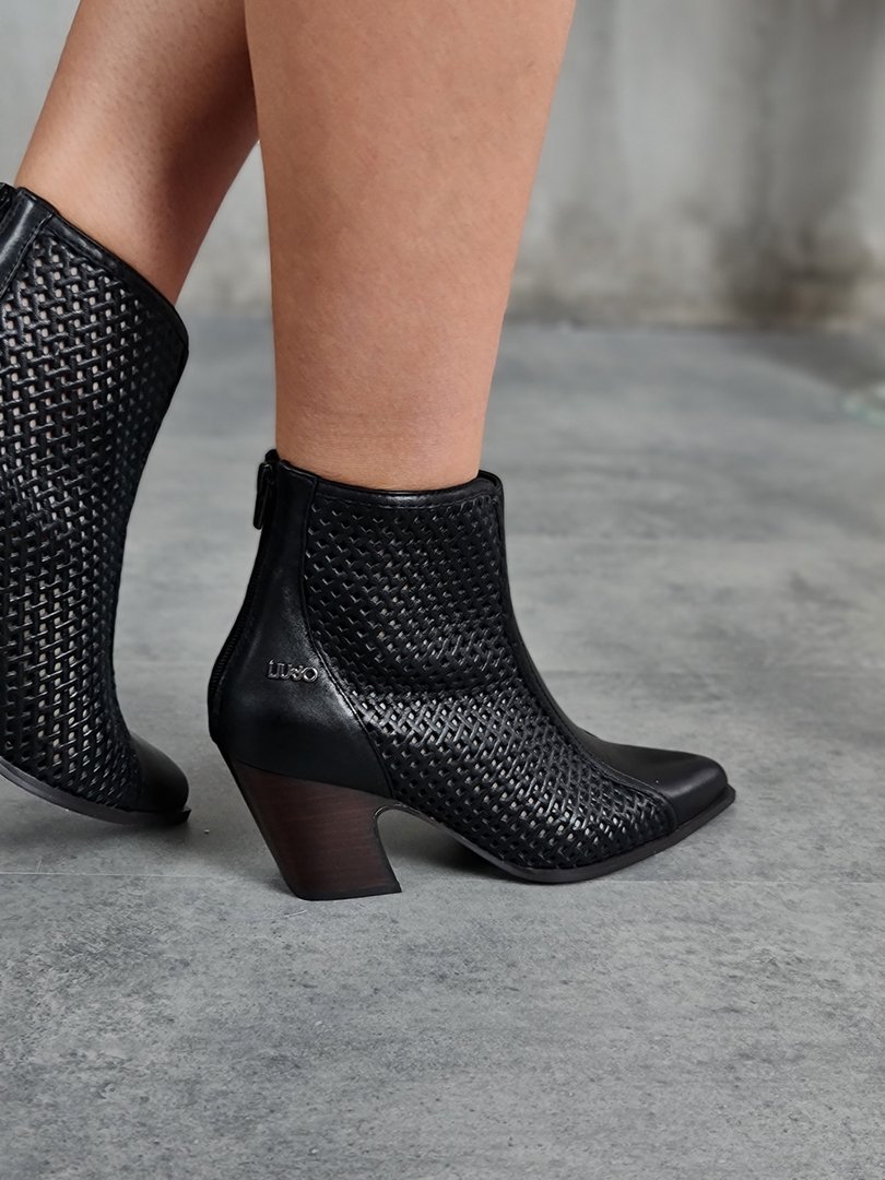 Ботильоны Liu Jo в сетку черные, фотография №5