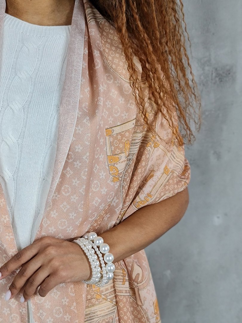 Шарф My Little Italy бежевый, фотография №3