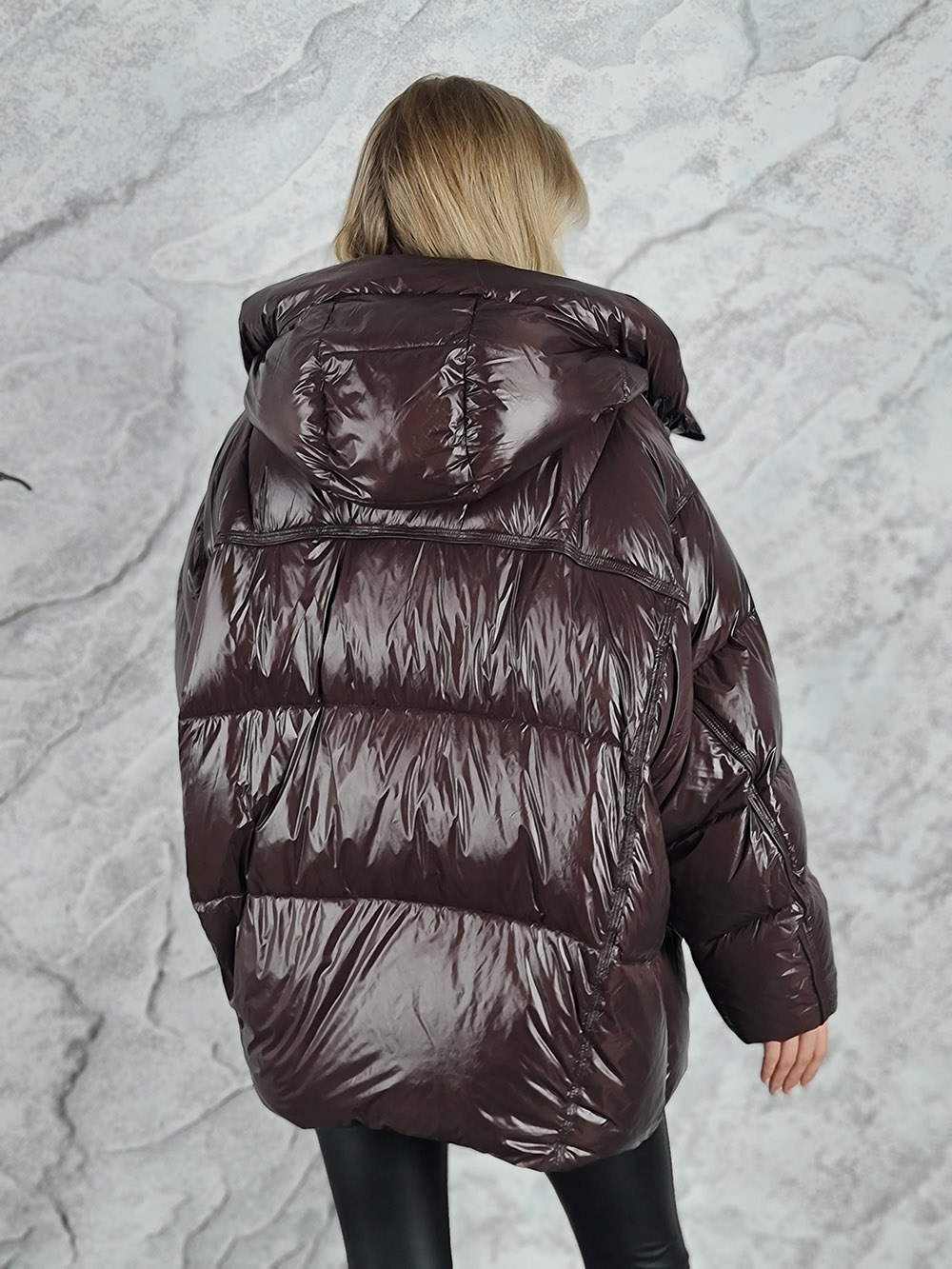 Куртка Vicolo с капюшоном шоколад, фотография №3