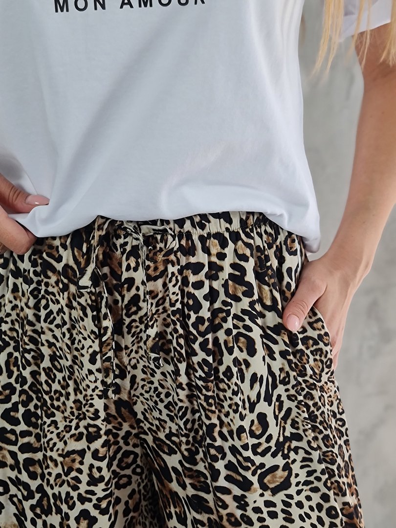 Брюки MIHO'S на резинке леопард, фотография №4