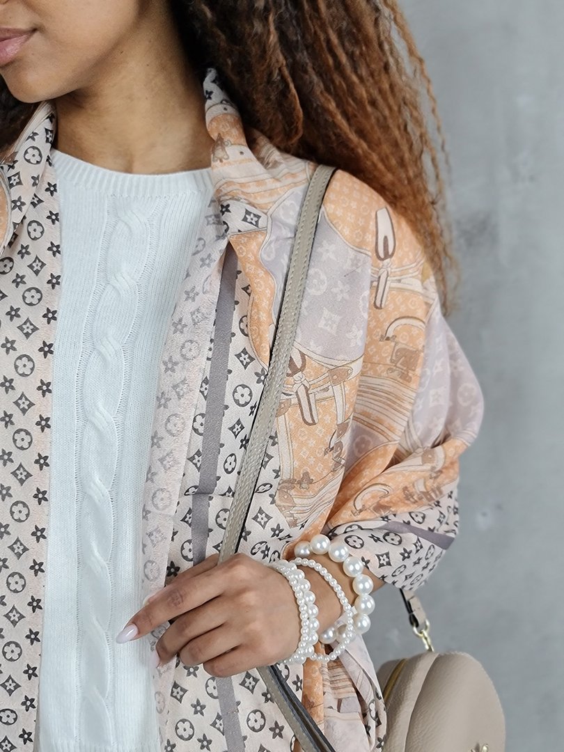 Шарф My Little Italy молочный, фотография №4