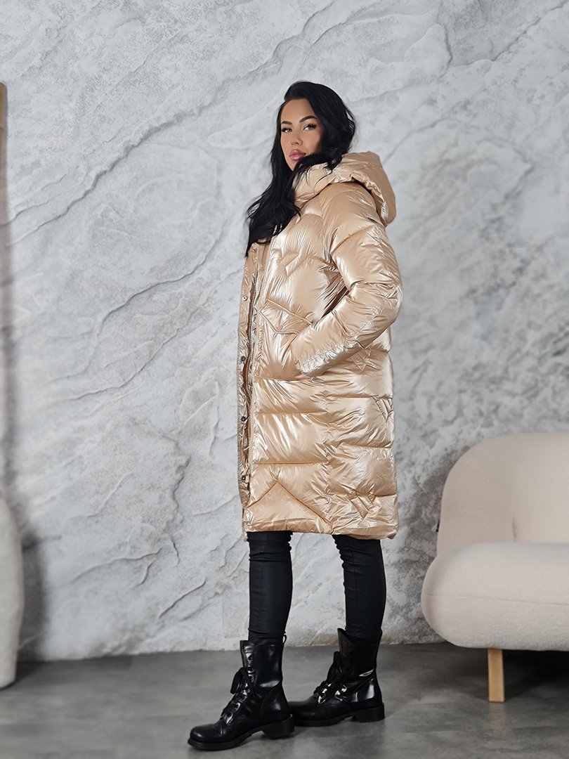 Пуховик Rinascimento персиковый, фотография №2