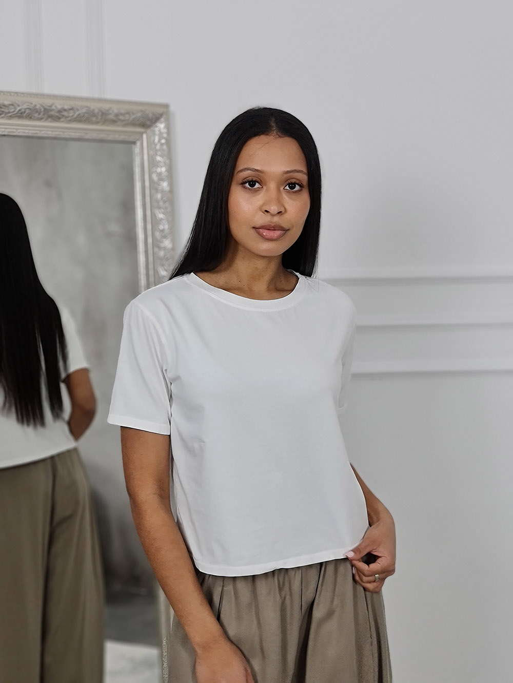 Футболка MIHO'S базовая белая , фотография №1