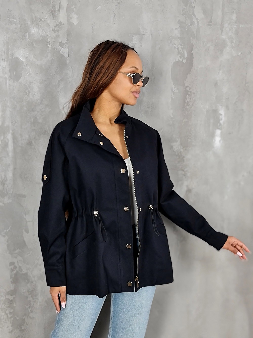 Парка Atelier Emi на кулиске черная, фотография №1