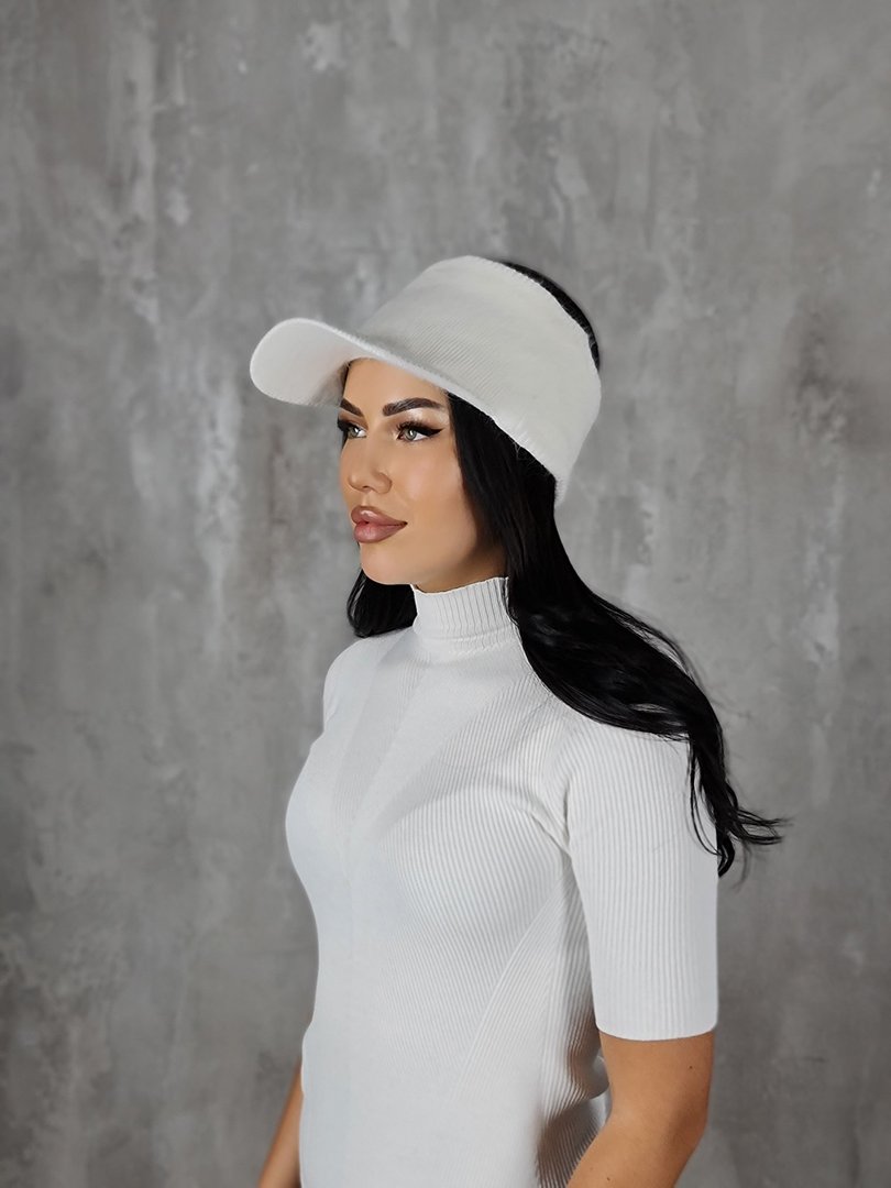 Головной убор Alex Max с козырьком белый, фотография №2