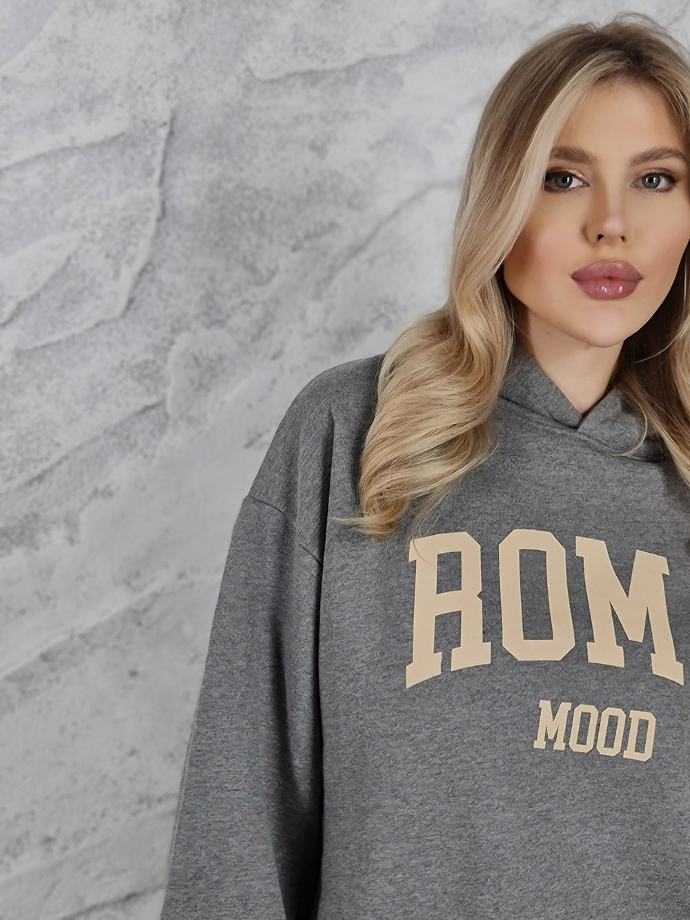 Худи Barbara Alvisi "ROME" серое, фотография №3