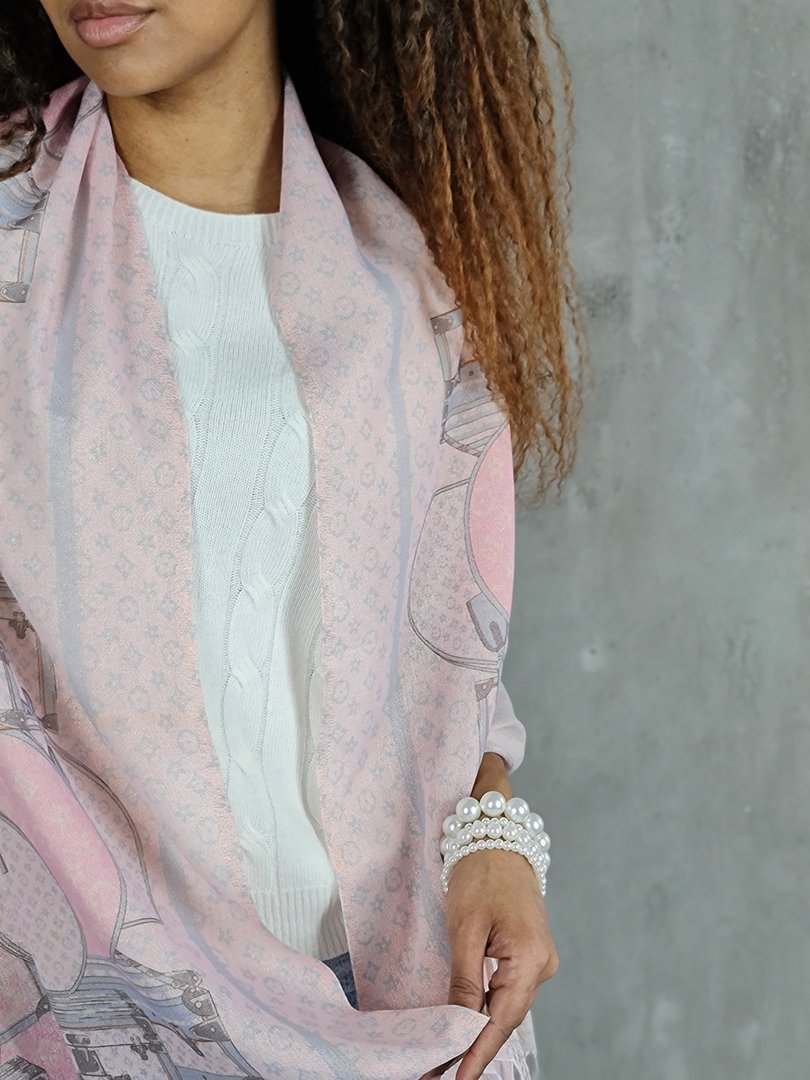 Шарф My Little Italy розовый, фотография №2