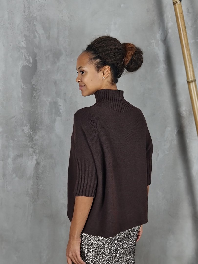 Джемпер Imperial с рукавом 3/4 шоколад, фотография №2