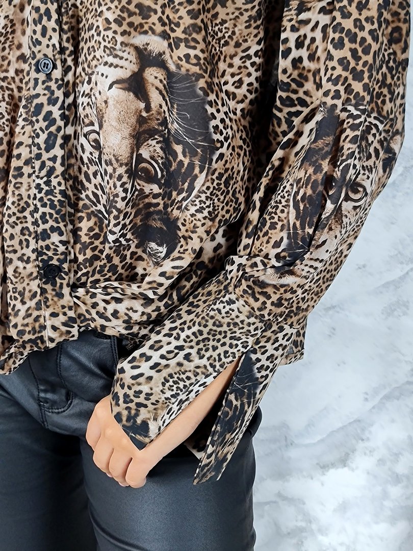 Рубашка MIHO'S леопард, фотография №4